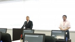 ＴＡＡ45周年の謝辞を述べるトヨタユーゼック青山慶一常務