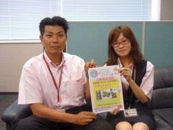 チームリーダーの高木康弘氏と松尾実可子さん