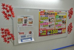 「もみじまつり」を盛り上げる飾り