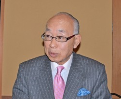 今年を振り返り今後の方針を語るＪＵ中販連・澤田稔会長