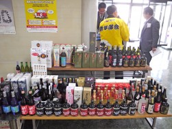 大好評の取引賞（地元九州産焼酎）