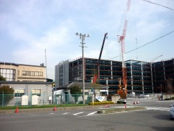 順調に建設中の新会場