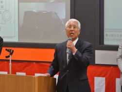 挨拶に立つＪＵ岩手・大野副理事長