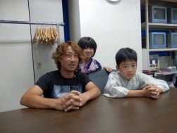 第７代目ちびっ子会場長　岡田拓巳君　