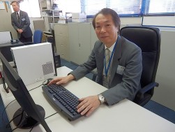 抱負を語るマーケティング部門 ＩＴ企画室 河崎武氏