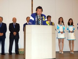 新年の抱負を語る加藤理事長