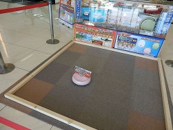 会場１階エントランスではロボットクリーナーを展示紹介