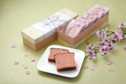 岐阜の老舗和菓子店「兎月園」の和ケーキ桜
