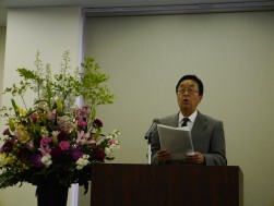 二村理事長は好調な組合収益事業の状況などを報告した