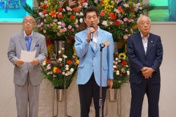 ＪＵ新潟／開催１５００回記念ＡＡで謝辞を述べる海津博理事長