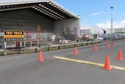 AA会場に隣接されたテストコース