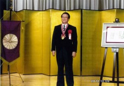 「東久邇宮文化褒賞」を受賞した沼尾幸一氏