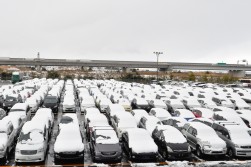 東海地方は記録的な大雪となった