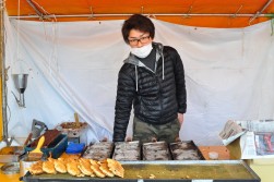 たいやき屋台も出店した