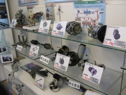 本社内の展示ブースでもCO2削減量の「見える化」