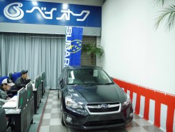 SUAA近畿の１号車は会場内に展示された