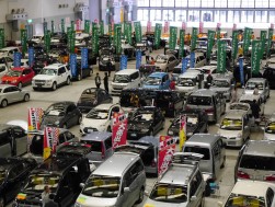 良質車が多数並ぶ中、保証付き販売でさらに安心感をプラス