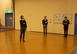 新年の挨拶をする副社長瀬田大氏