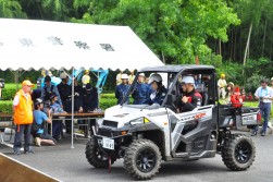 ＯＲＶでの瓦礫・悪路でのデモ走行を実施