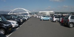 広大なヤードを埋めつくす出品車