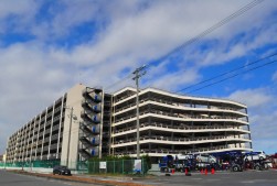 名古屋会場西ヤードに完成した「ジャンボタワー」