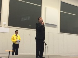 徳永理事長が挨拶を述べた