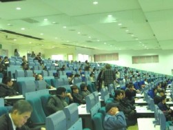 開催時の場内　日本人会員の参加数も増加（1月15日撮影）