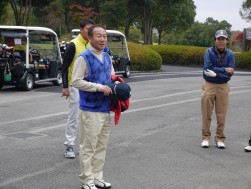 中本副理事長がスタート前の挨拶