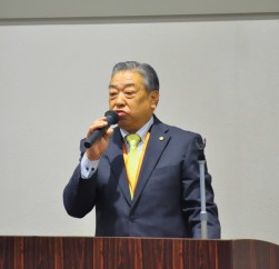 新年の挨拶で岩瀬晃彦理事長