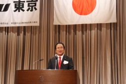 来賓を代表し近連協・松永会長が挨拶