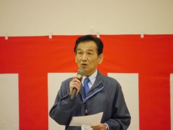 古賀執行役員が会員への謝辞を述べた