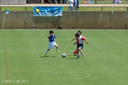 天然芝グラウンドを舞台に熱戦