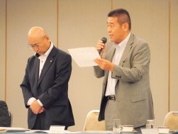 各県金融委員長とオリコ支店長がキャンペーン施策を説明