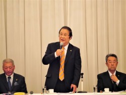 松永会長は各商組役員のリーダーシップに期待