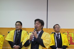 挨拶に立つJU神奈川・安藤理事長