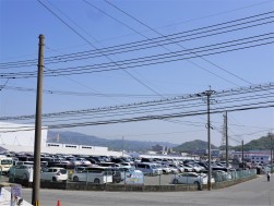 多数の出品車が集まり、来場社数も多いＪＵ福岡