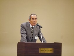 佐藤副会長が通常総会の閉会挨拶