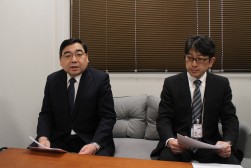 伊藤社長（左）と山瀬取締役（右）