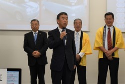 挨拶に立つJU静岡・萩原会長代行