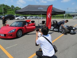 トミーカイラの展示は大人気