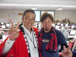 芹川青年部会長（写真左）とＪＵ佐賀の齊藤浩二青年部会長