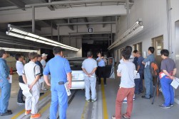 実車を用いての講習を実施