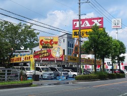 自社で整備をした上質車が店頭に並ぶ