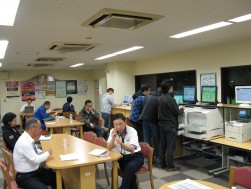ロビーの機器も刷新