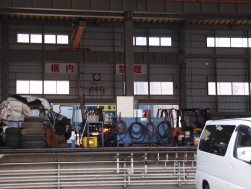 工場各所で作業が再開されている