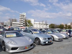 高級輸入車の出展も多かった