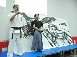 阪本師範が第２０００回記念に際し祝辞を述べた