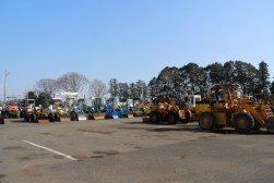 栃木県小山市のアライ建機会場