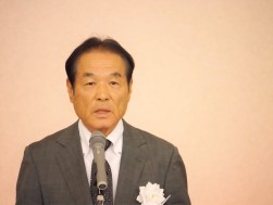 大峰社長が心からの謝辞を述べた