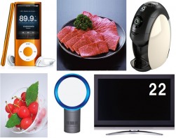 提供される賞品の一部